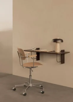 Audo Copenhagen Corbel desk, dark stained oak