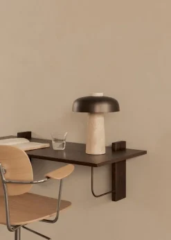 Audo Copenhagen Corbel desk, dark stained oak