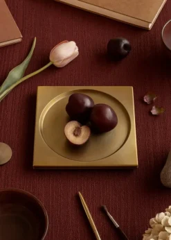 Audo Copenhagen Divot tray, brass