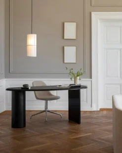 Audo Copenhagen Eclipse desk, dark oiled oak