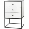 Audo Copenhagen Frame 49 sideboard with 3 drawers, white