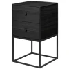 Audo Copenhagen Frame 35 sideboard with 2 drawers, black stained ash