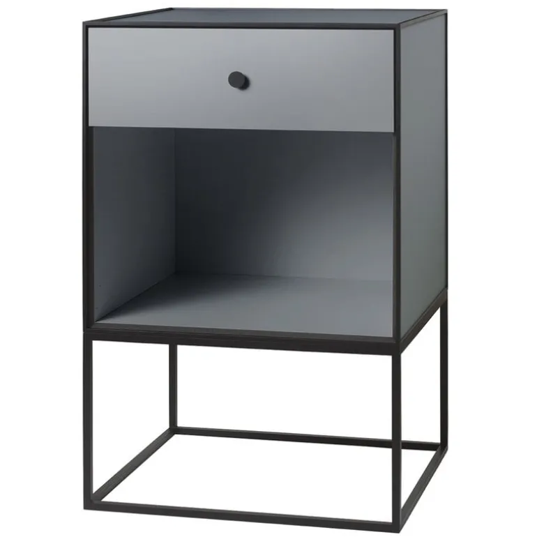 Audo Copenhagen Frame 49 sideboard with 1 drawer, dark grey
