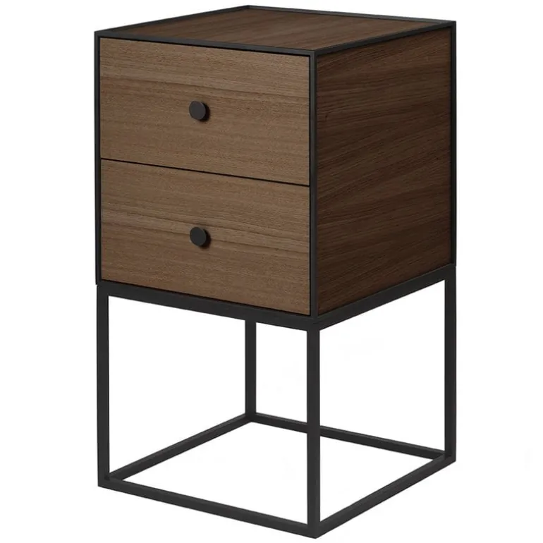 Audo Copenhagen Frame 35 sideboard with 2 drawers, smoked oak