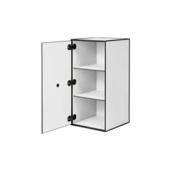 Audo Copenhagen Frame 70 with door, 2 shelves, white