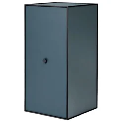 Audo Copenhagen Frame 70 with door, 2 shelves, fjord