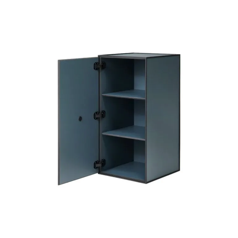 Audo Copenhagen Frame 70 with door, 2 shelves, fjord