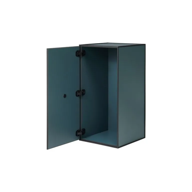 Audo Copenhagen Frame 70 with door, 2 shelves, fjord