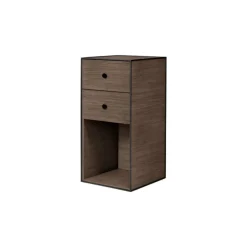 Audo Copenhagen Frame 70 with shelf, 2 drawers, smoked oak