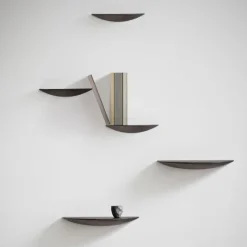 Audo Copenhagen Gridy Fungi shelf, small, black