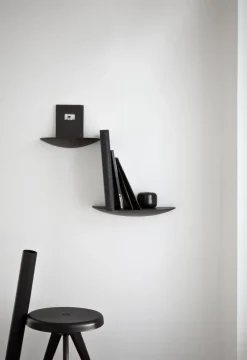 Audo Copenhagen Gridy Fungi shelf, small, black