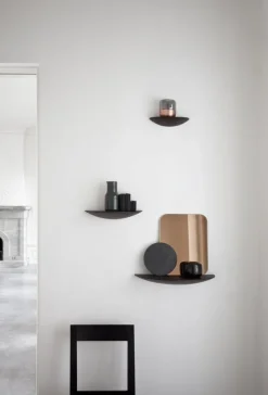 Audo Copenhagen Gridy Fungi shelf, large, black