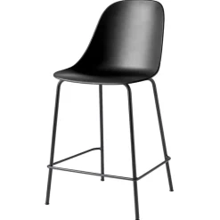 Audo Copenhagen Harbour counter side chair 63 cm, black - black steel