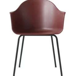 Audo Copenhagen Harbour chair, burned red - black