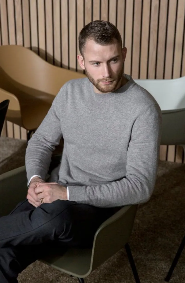 Audo Copenhagen Harbour chair, olive - black