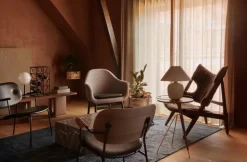 Audo Copenhagen Houkime rug, 170 x 240 cm, midnight blue