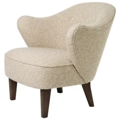 Audo Copenhagen Ingeborg lounge chair, Sahco Zero 001 - smoked oak