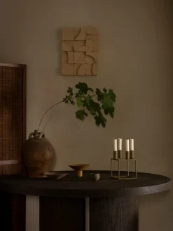 Audo Copenhagen Kubus 4 candleholder, olive