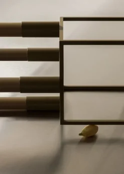 Audo Copenhagen Kubus 4 candleholder, olive