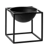 Audo Copenhagen Kubus Bowl, small, black