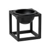 Audo Copenhagen Kubus bowl, mini, black