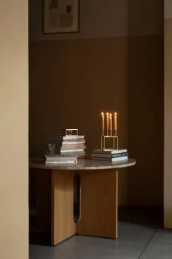 Audo Copenhagen Kubus Centrepiece bowl, small, gold-plated