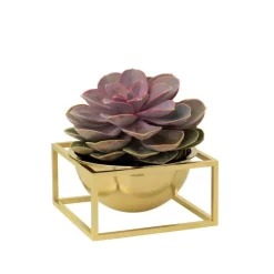 Audo Copenhagen Kubus Centrepiece bowl, small, gold-plated