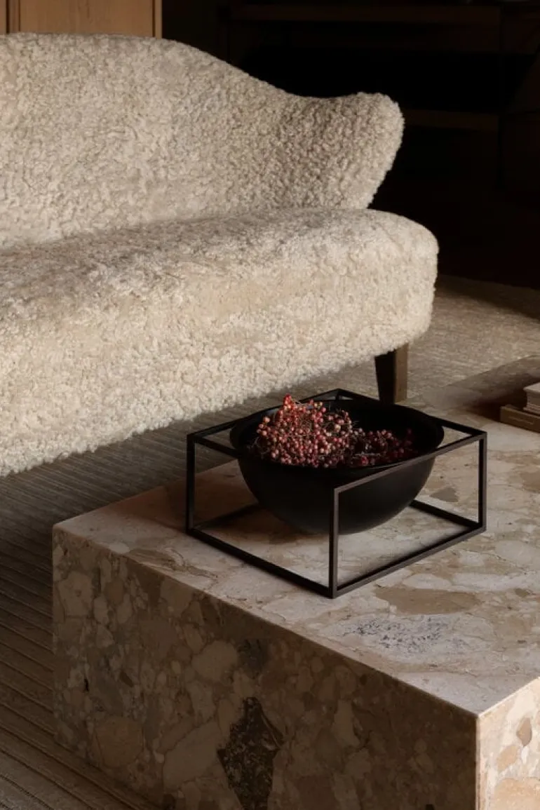 Audo Copenhagen Kubus Centrepiece bowl, large, black