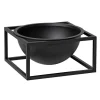 Audo Copenhagen Kubus Centrepiece bowl, small, black