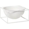 Audo Copenhagen Kubus Centrepiece bowl, large, white