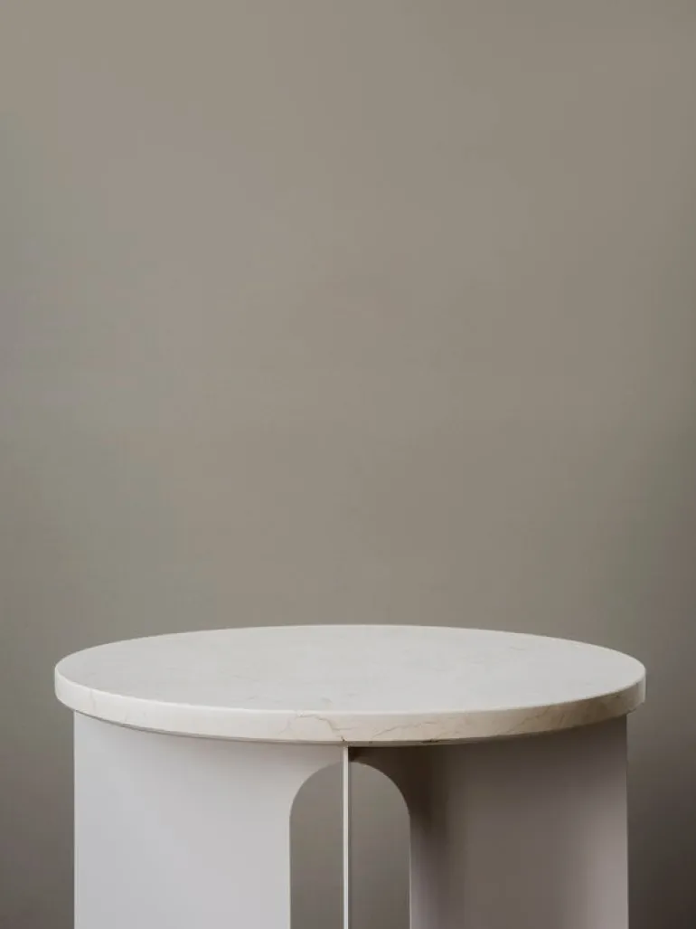 Audo Copenhagen Marble top for Androgyne table, white