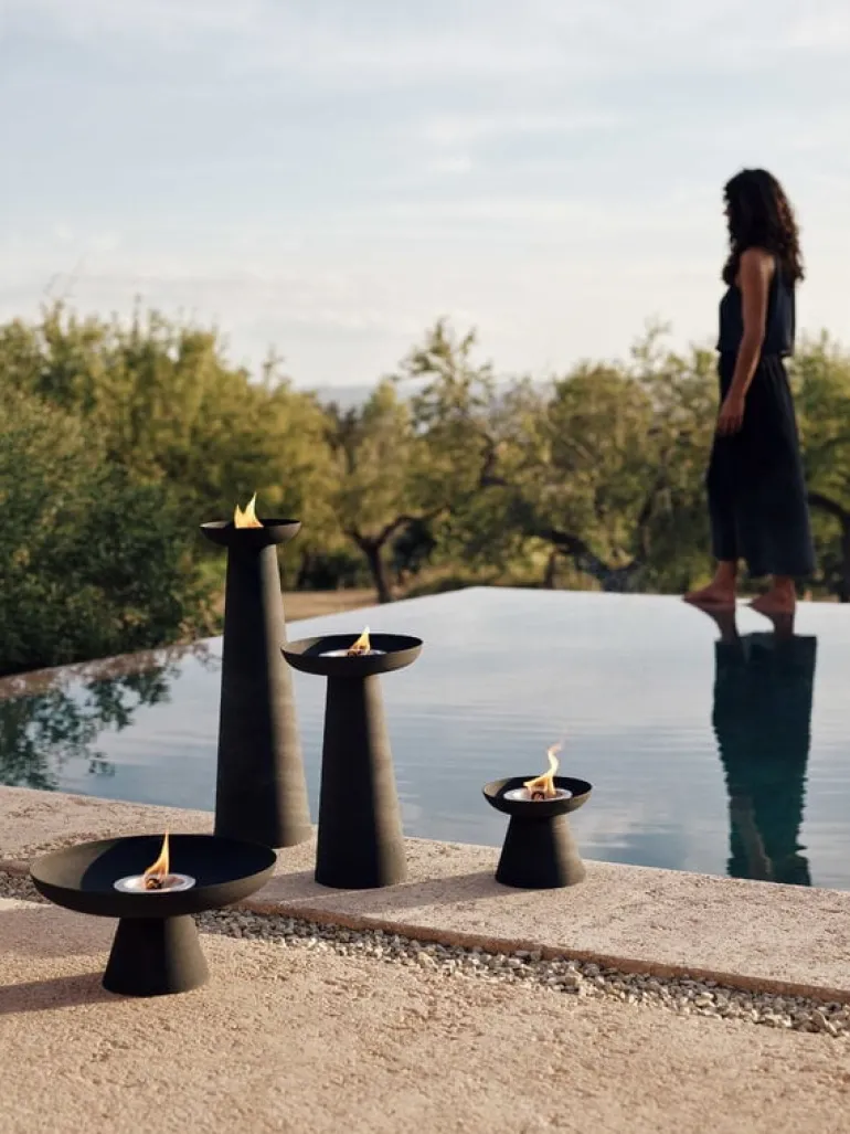 Audo Copenhagen Meira oil lantern, 36 cm, black