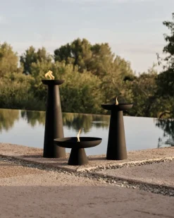 Audo Copenhagen Meira oil lantern, 15 cm, black