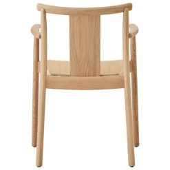 Audo Copenhagen Merkur dining chair with armrest, oak