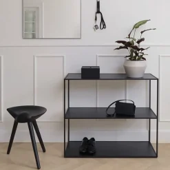 Audo Copenhagen ML42 stool, 48 cm, black stained beech