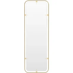 Audo Copenhagen Nimbus mirror, rectangular, polished brass