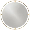 Audo Copenhagen Nimbus mirror 110 cm, polished brass