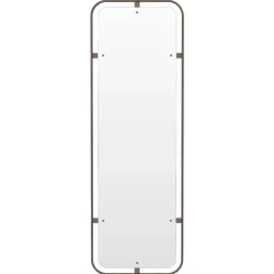 Audo Copenhagen Nimbus mirror, rectangular, bronzed brass
