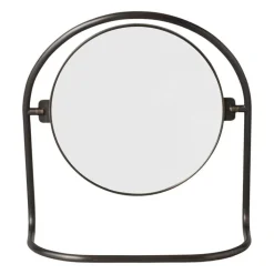 Audo Copenhagen Nimbus table mirror, bronzed brass