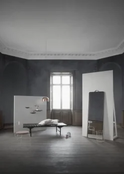 Audo Copenhagen Norm floor mirror, black