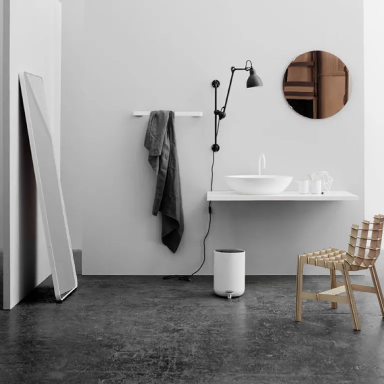 Audo Copenhagen Norm floor mirror, black