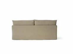 Audo Copenhagen Offset 2-seater sofa with loose cover, poppy seed