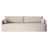 Audo Copenhagen Offset 3-seater sofa with loose cover, oat