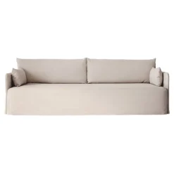 Audo Copenhagen Offset 3-seater sofa with loose cover, oat