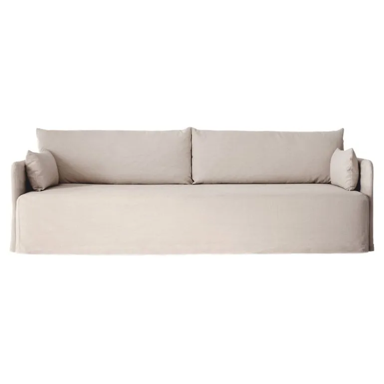 Audo Copenhagen Offset 3-seater sofa with loose cover, oat