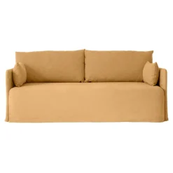 Audo Copenhagen Offset 2-seater sofa with loose cover, wheat