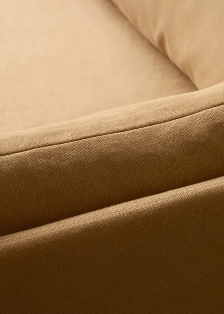 Audo Copenhagen Offset 3-seater sofa with loose cover, wheat