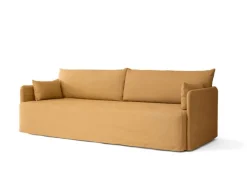 Audo Copenhagen Offset 3-seater sofa with loose cover, wheat