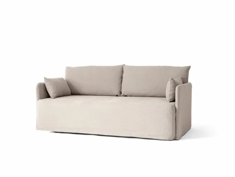 Audo Copenhagen Offset 2-seater sofa with loose cover, oat