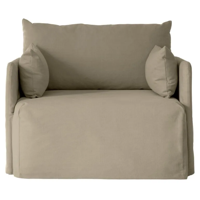 Audo Copenhagen Offset 1-seater with loose cover, poppy seed